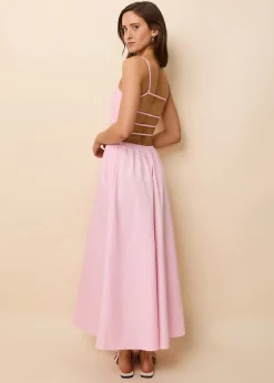 Delta Midi Dress Carnation