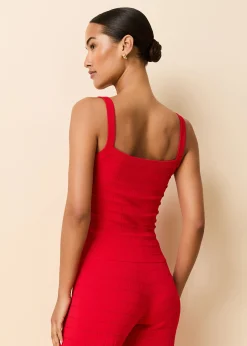 Lenny Tank Lipstick Red