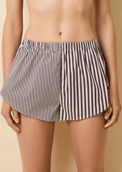 Lester Short Raisin Brown / Brule Stripe