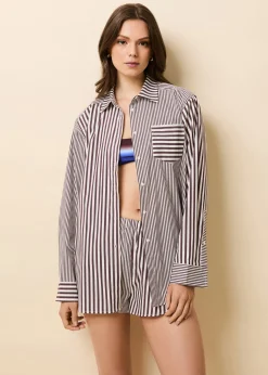 Lester Short Raisin Brown / Brule Stripe