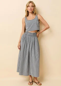 Noreen Skirt Noir Gingham