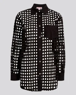 Oxford Tunic Classic Eyelet Noir