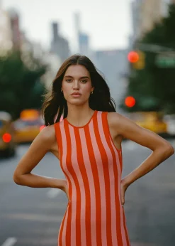 Petra Dress Peachykeen / Rust