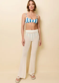 Rachel Bikini Top French Blue / Brule Stripe