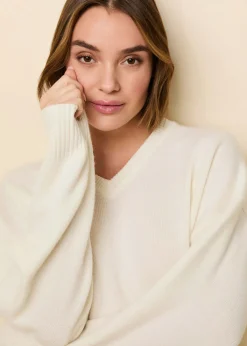 Reva Cashmere Sweater Brule