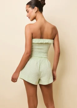 Vicky Short Matcha Gingham