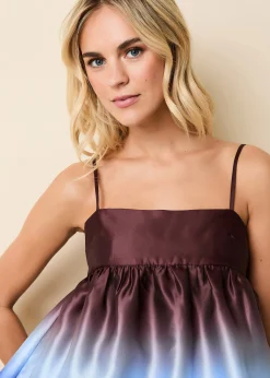 Yarden Top Ombre Twilight / Raisin Brown